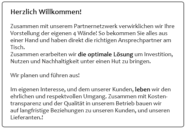 Willkommen!